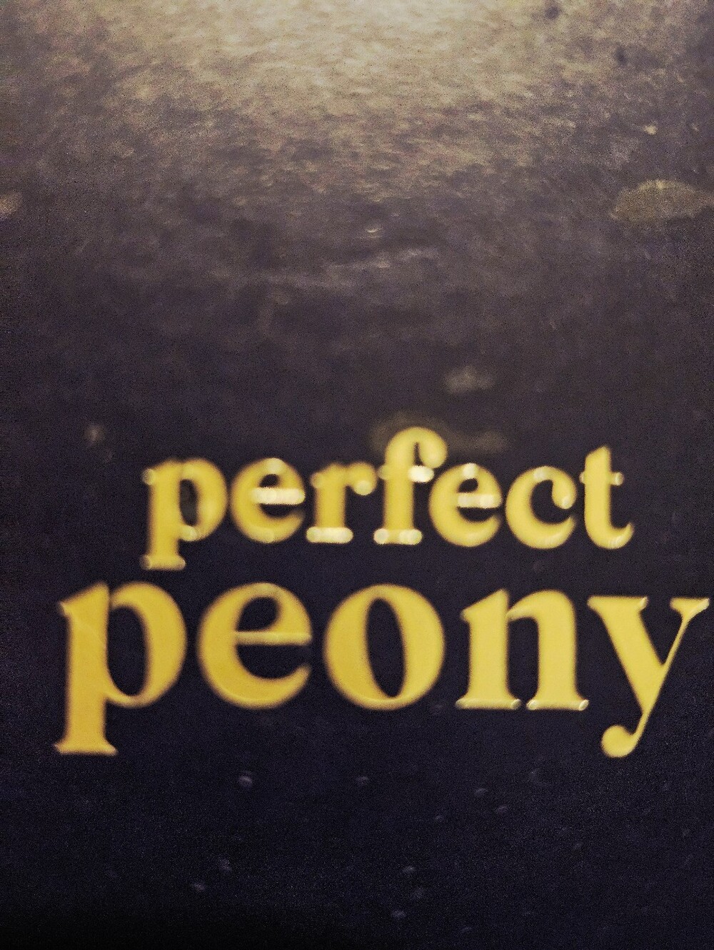 Perfect Peony